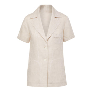 GINGER ROGERS SHIRT JACKET (WHITE SAND)