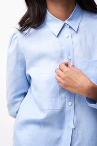 NORA SHIRT (OCEAN BLUE)