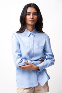 NORA SHIRT (OCEAN BLUE)